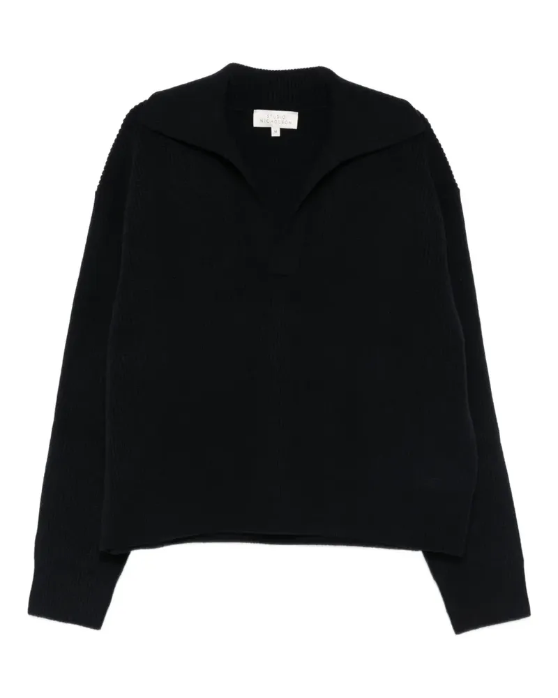Studio Nicholson Nash Pullover - Blau Blau