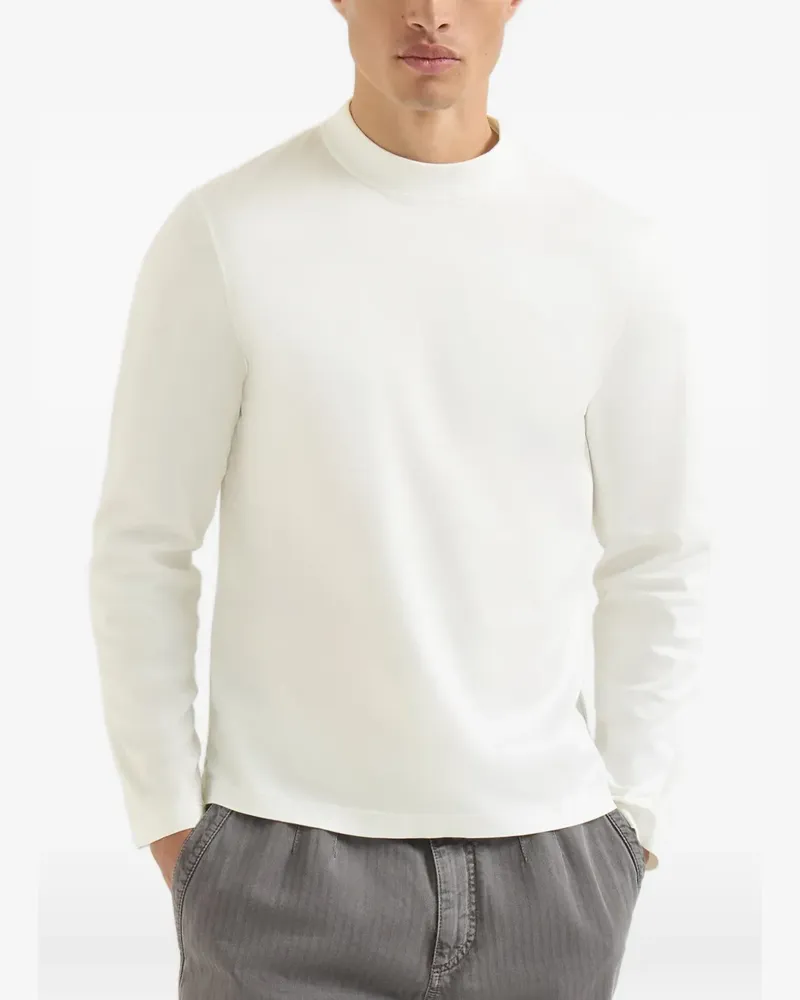 Brunello Cucinelli Klassisches T-Shirt - Weiß Weiß