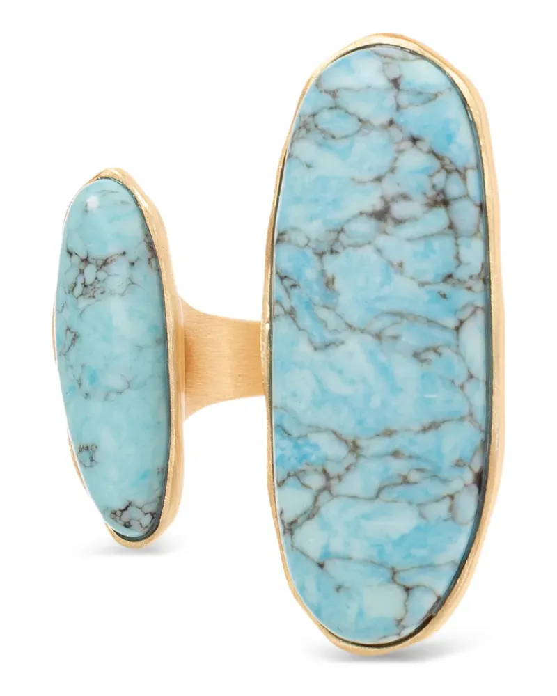 Cult Gaia Ami turquoise ring - Gold Gold