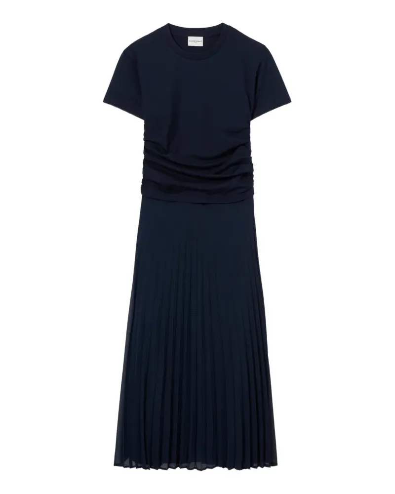 Claudie Pierlot short-sleeved midi dress - Blau Blau