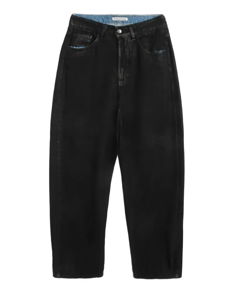 YMC Silver jeans - Schwarz Schwarz