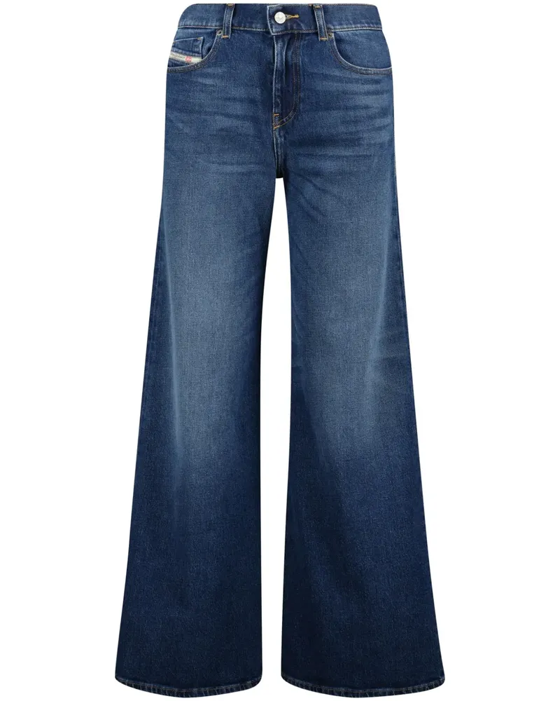 Diesel 1978 D-Akemi Wide-Leg-Jeans - Blau Blau