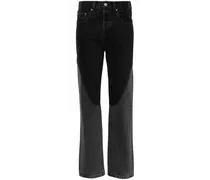 501 Jeans mit geradem Bein - Schwarz