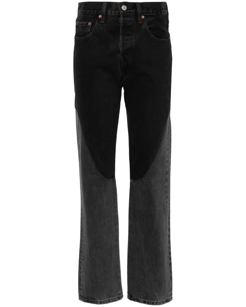 Levi's 501 Jeans mit geradem Bein - Schwarz Schwarz
