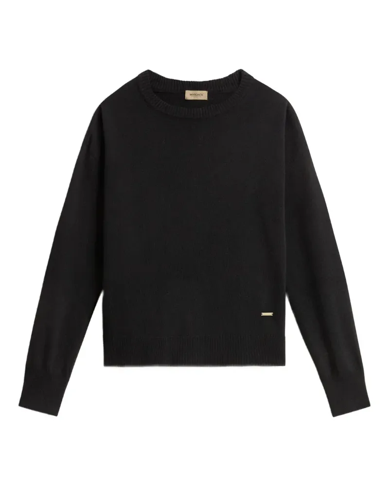 Woolrich Pullover mit Rundhalsausschnitt - Schwarz Schwarz