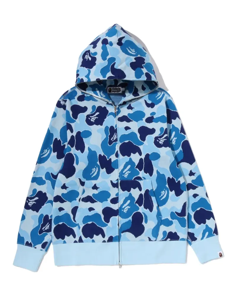 BAPE ABC Camo zip-up hoodie - Blau Blau