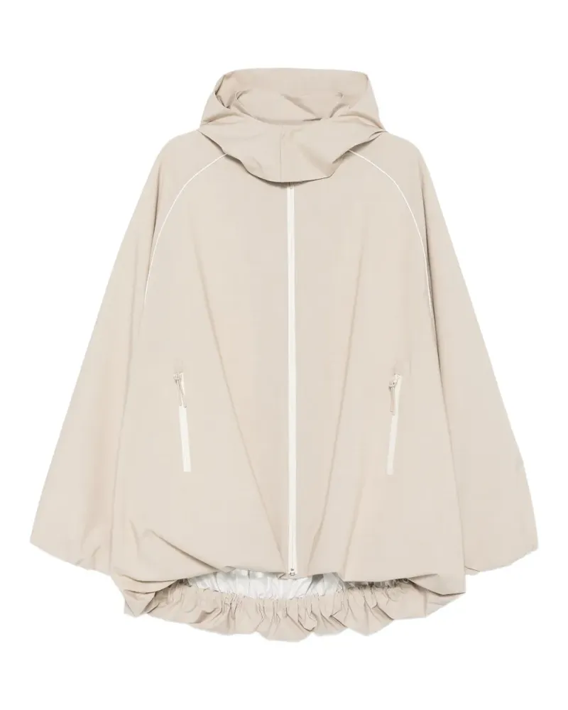 Lacoste hooded piped jacket - Nude Nude