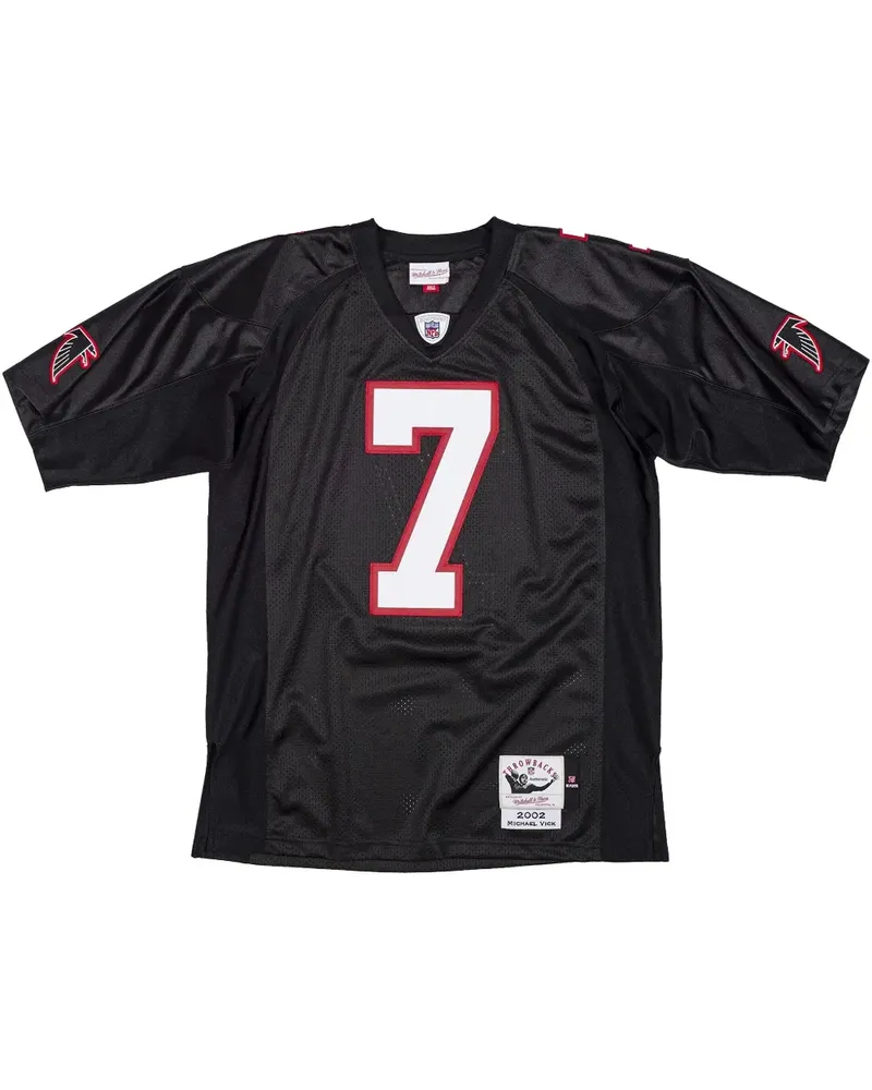 Mitchell & Ness NFL Authentic "Atlanta Falcons Michael Vick" Trikot - Schwarz Schwarz