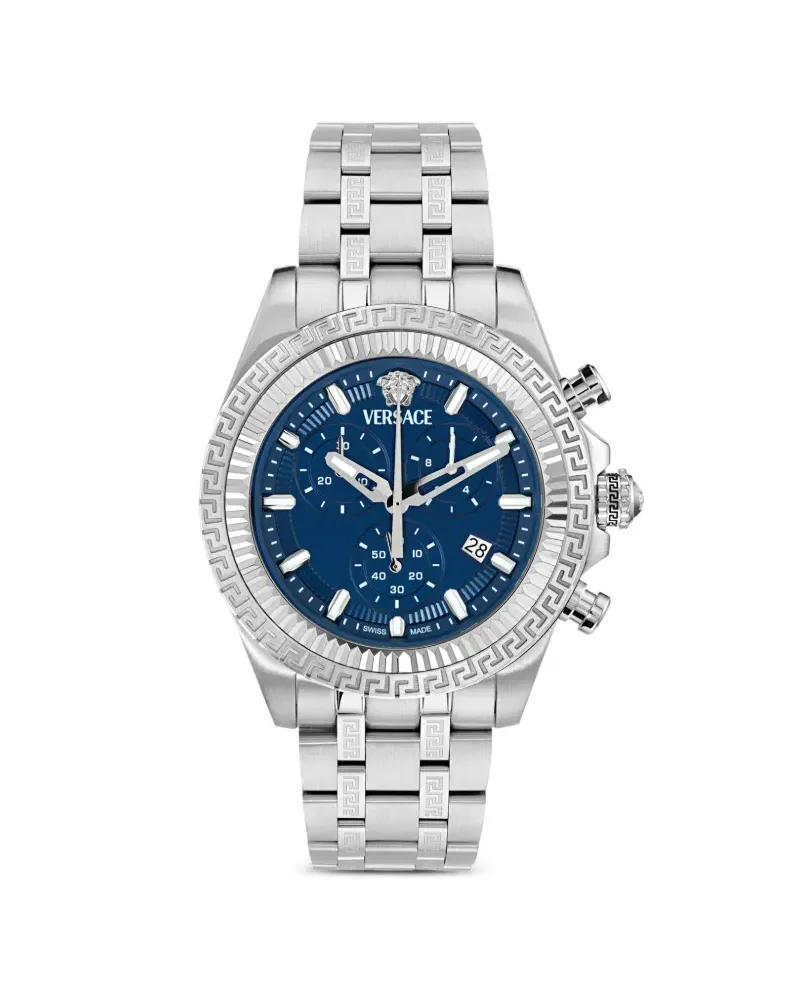 Versace Hellenyium Chrono 43mm - Blau Blau