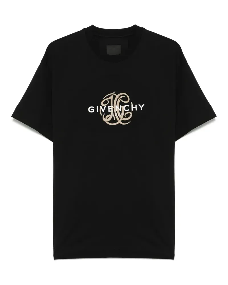 Givenchy Reverse T-Shirt aus Baumwolle - Schwarz Schwarz