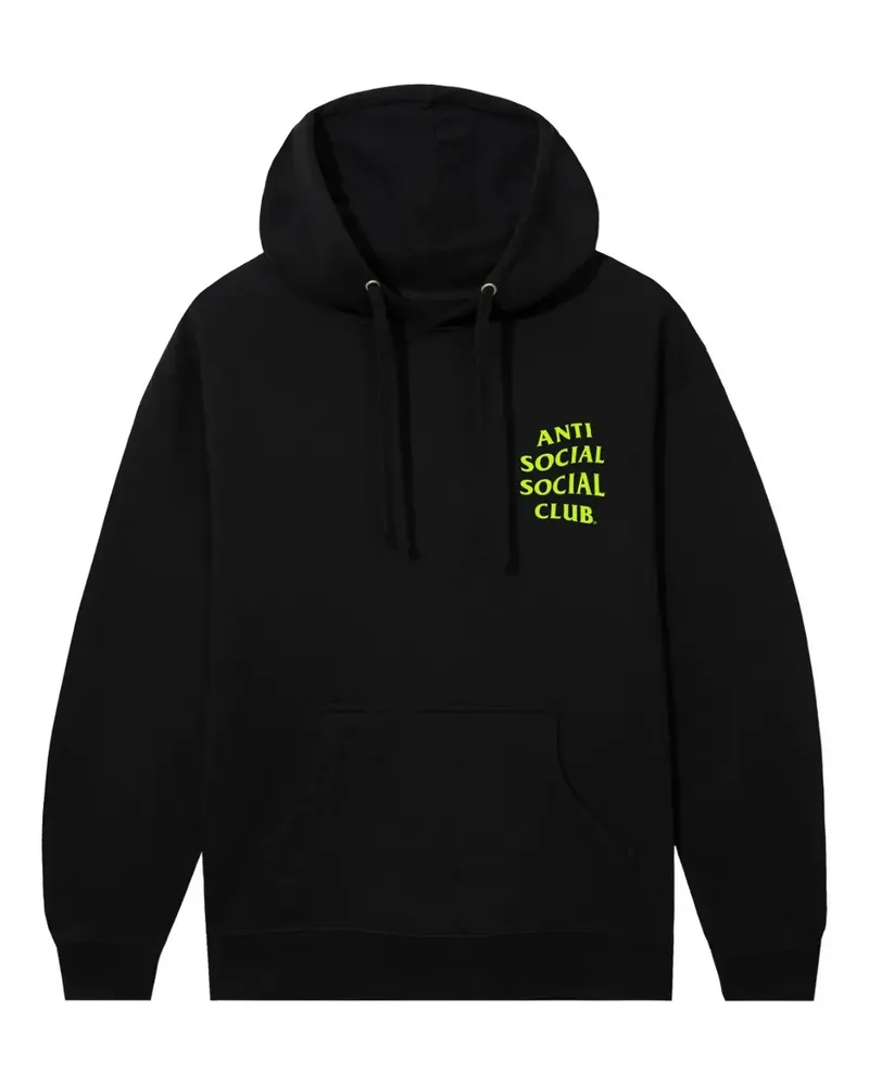 Anti Social Social Club Hoodie mit Logo-Detail - Schwarz Schwarz