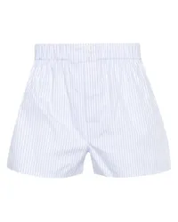 Brioni Gestreifte Boxershorts Blau