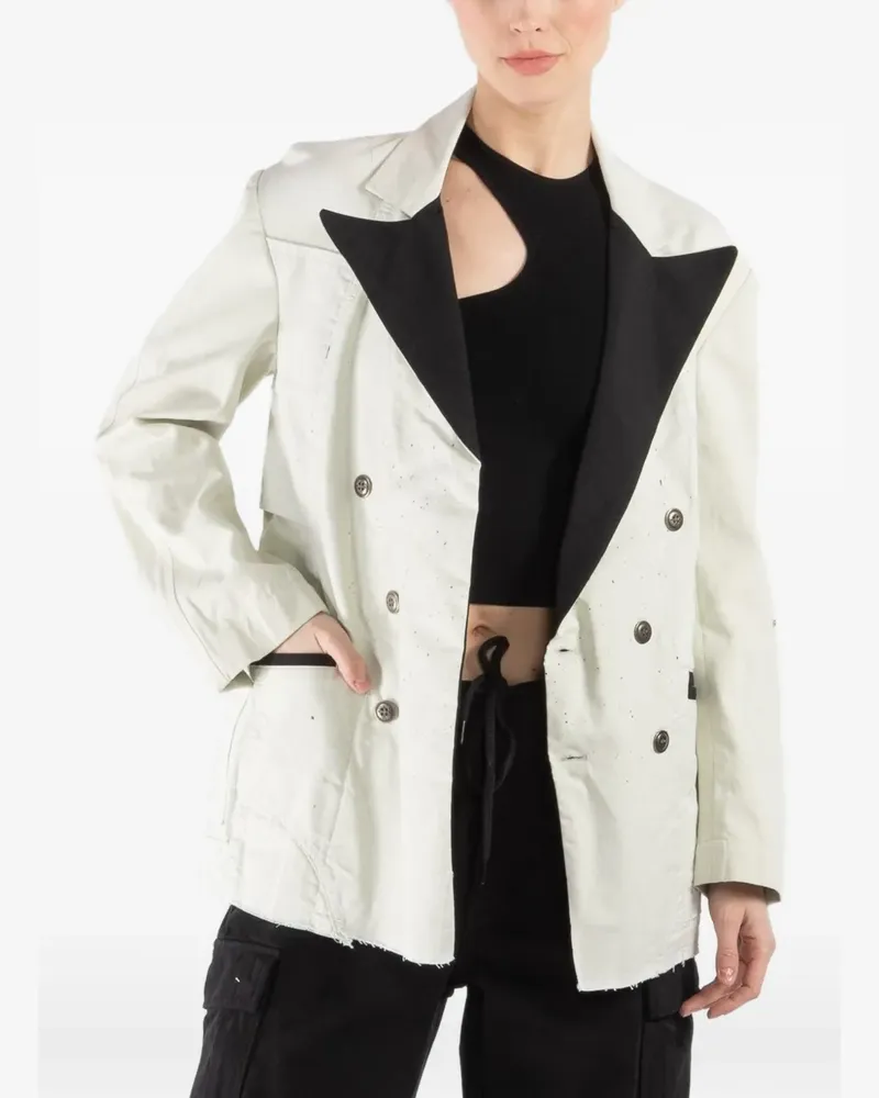 Greg Lauren Painters double-breasted coat - Grün Grün