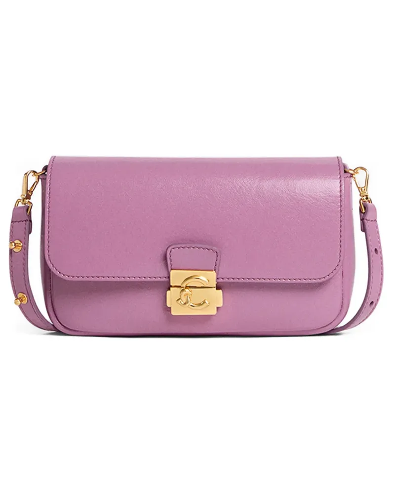 Coccinelle Mini Schultertasche mit Schloss - Rosa Rosa