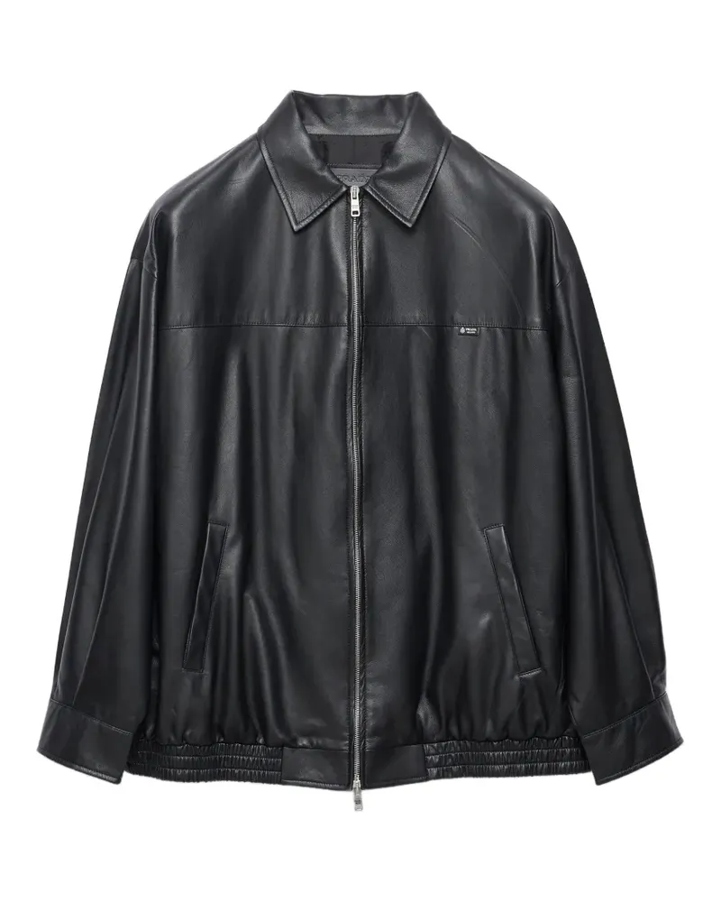 Prada nappa-leather jacket - Schwarz Schwarz