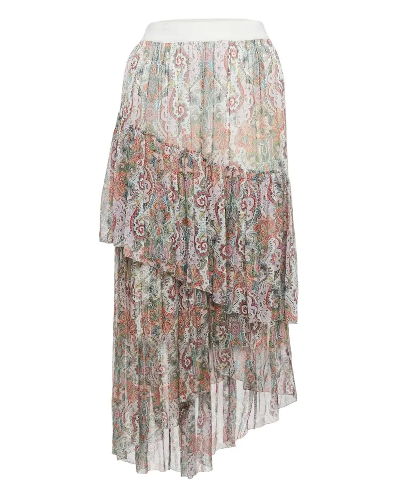 Zimmermann Rock mit Paisleymuster - Rosa Rosa