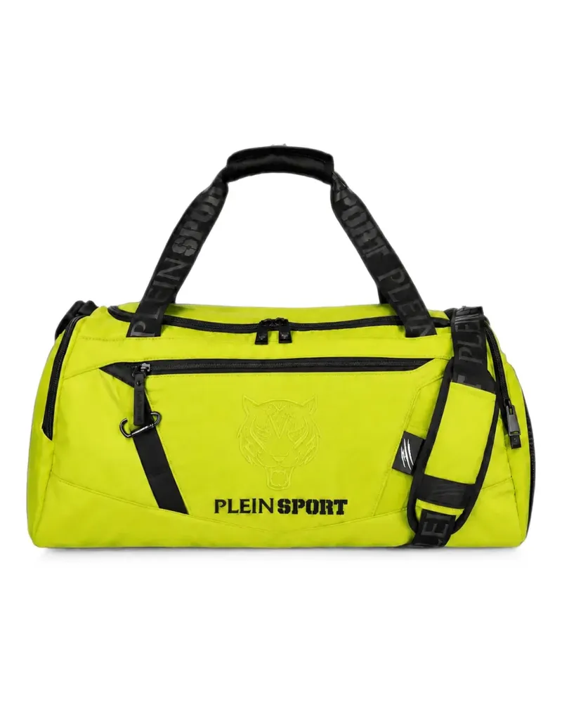 Philipp Plein Tiger-patch duffle bag - Gelb Gelb