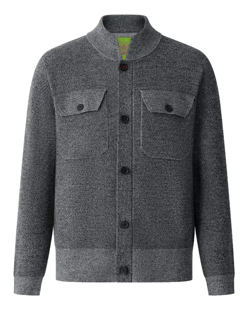 Shanghai Tang Cardigan mit Knöpfen - Grau Grau