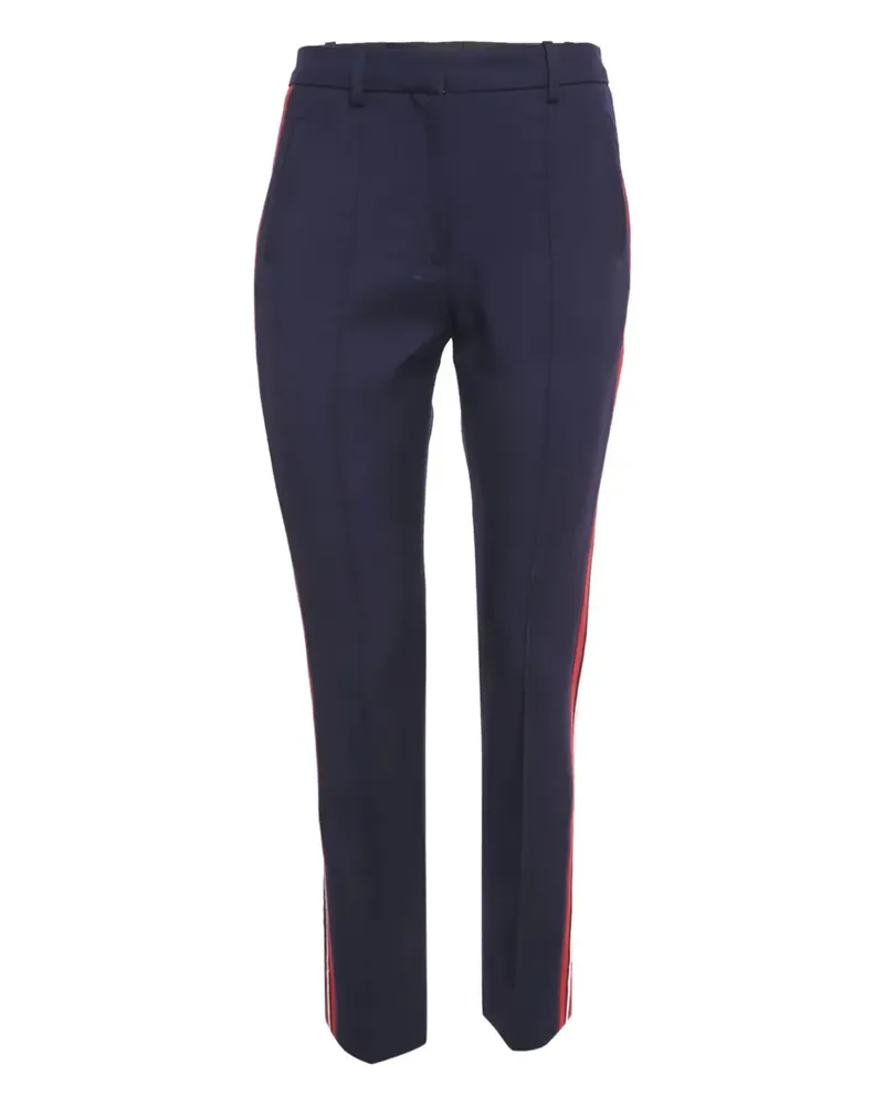 Victoria Beckham wool stripe trousers - Blau Blau