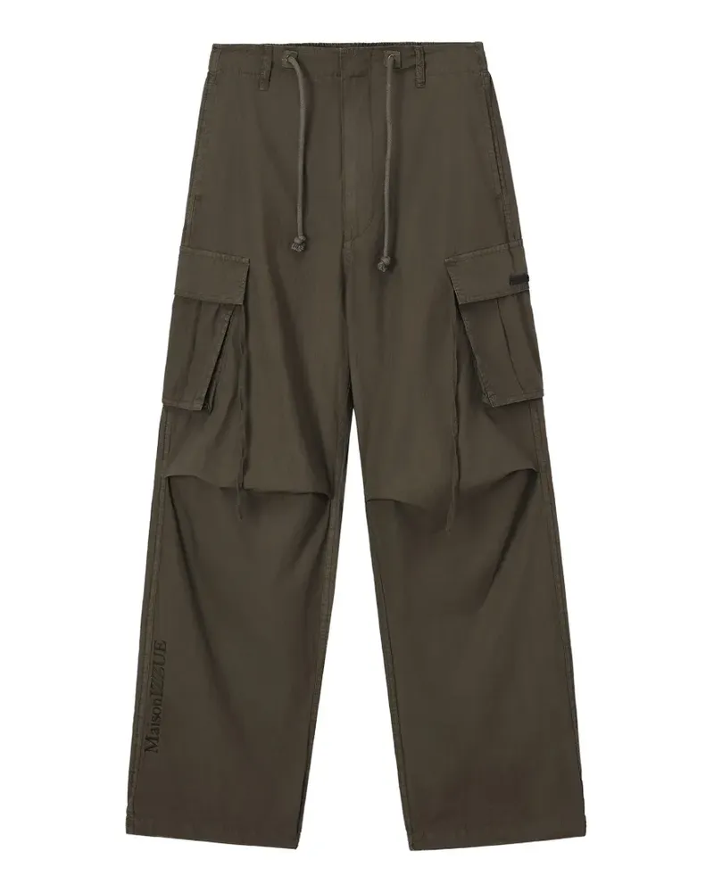 Izzue drawstring cargo pants - Grün Grün