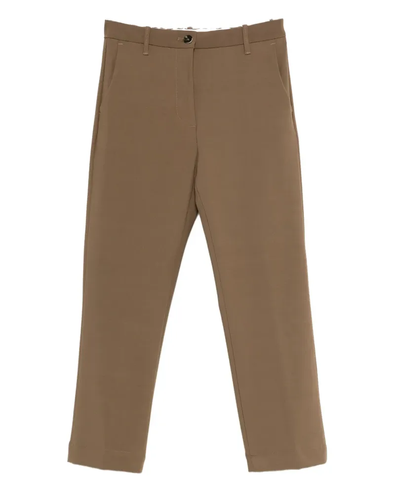 nine:inthe:morning button-fastening trousers - Braun Braun