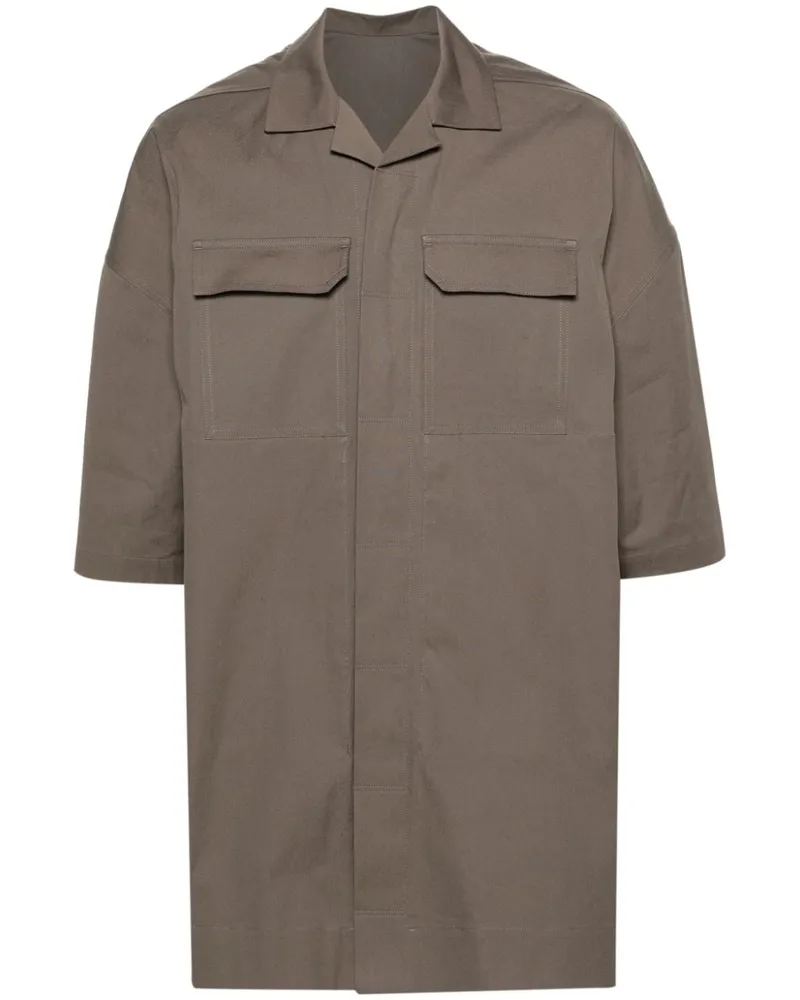 Rick Owens Magnum Tommy Hemd - Grau Grau