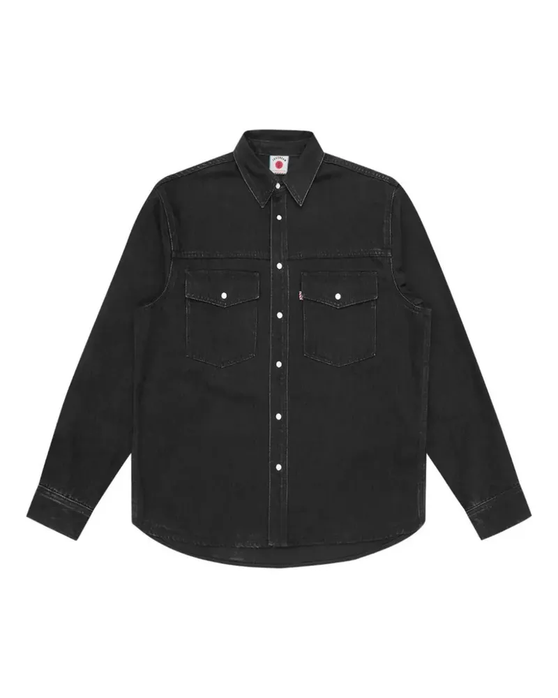 Billionaire Boys Club Running Dog denim shirt - Schwarz Schwarz