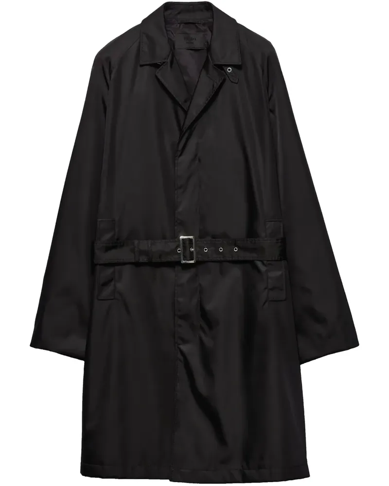 Prada Re-Nylon Mantel - Schwarz Schwarz