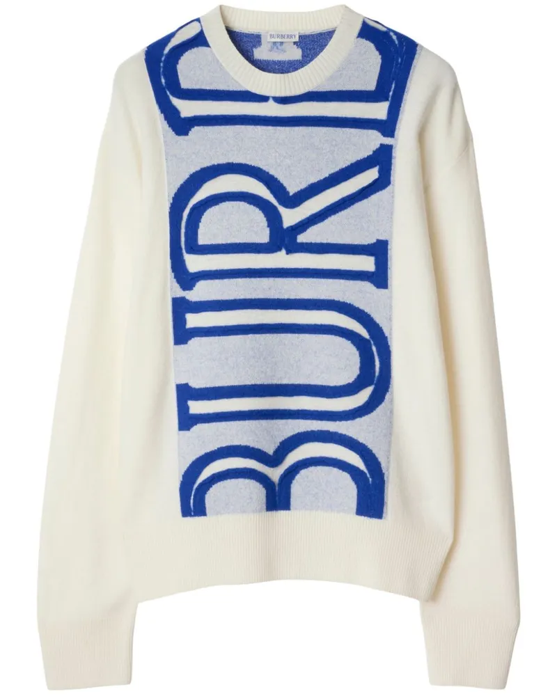 Burberry Pullover mit Logo - Nude Nude
