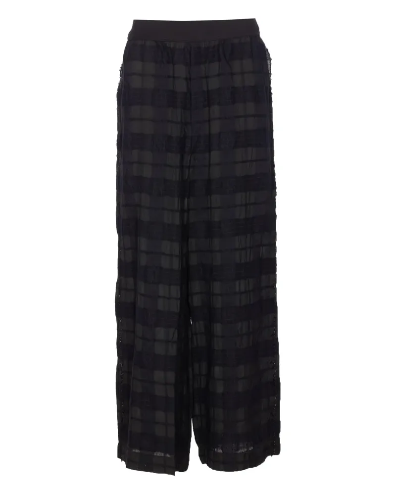 Uma Wang Tief sitzende Hose - Schwarz Schwarz