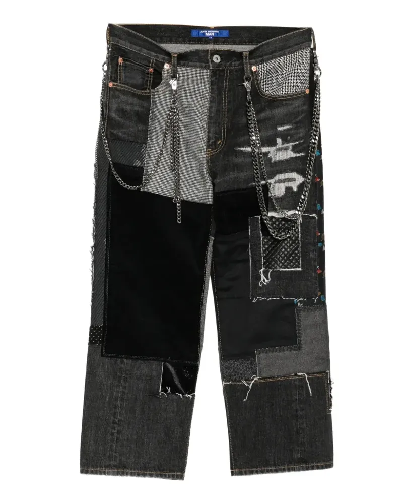 Junya Watanabe selvage-patchwork jeans - Schwarz Schwarz