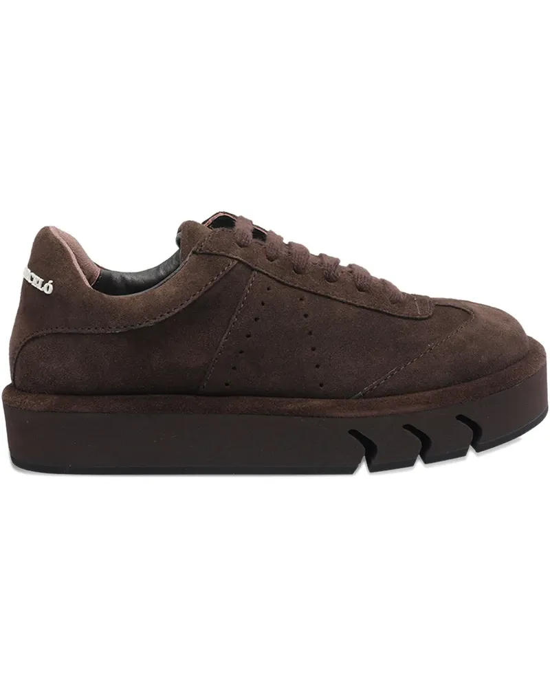Paloma Barceló round-toe platform sneakers - Braun Braun