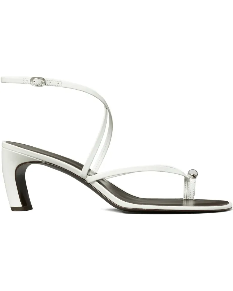 Tory Burch Pierced Sandalen mit Riemen - Weiß Weiß