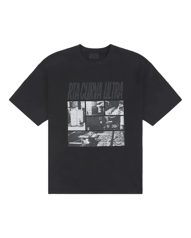 RTA Colin T-Shirt mit Foto-Print - Schwarz Schwarz