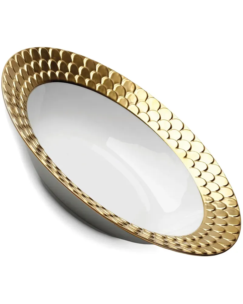 L’OBJET Aegean Servierschale (37cm) - Weiß Weiß