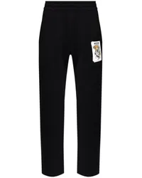 Moschino Jogginghose mit Patch-Detail Schwarz