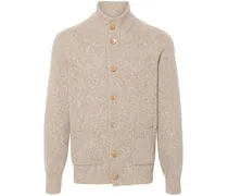 Melierter Cardigan - Nude