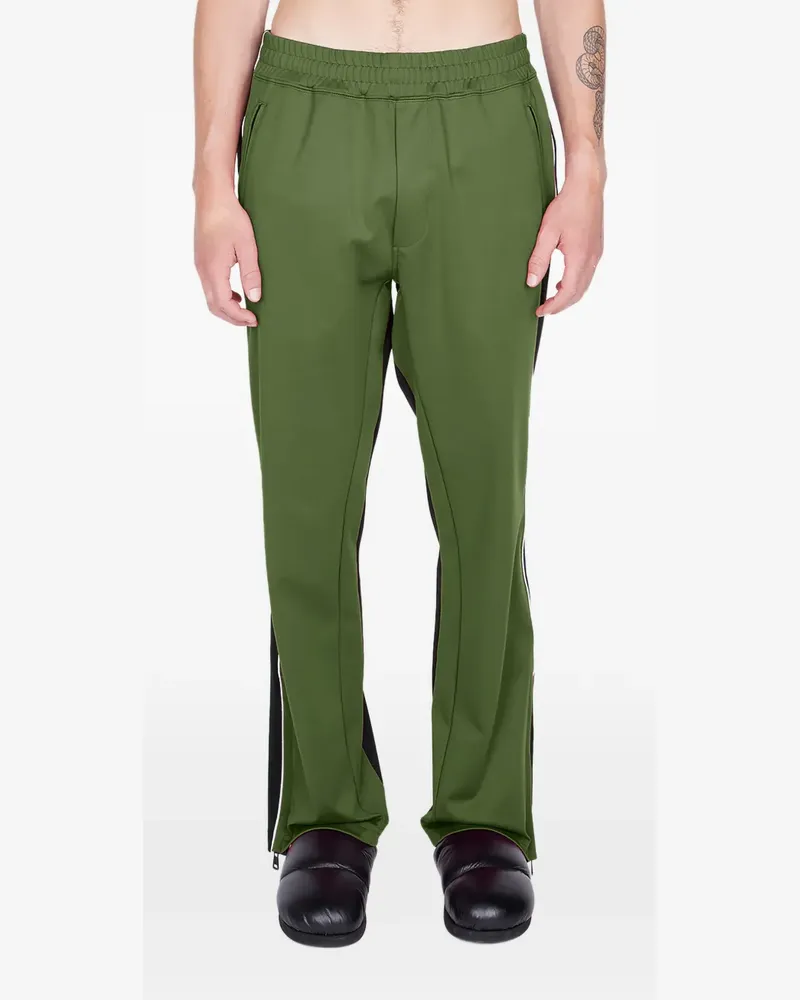 Moncler Hose mit Kontrasteinsätzen - Grün Grün