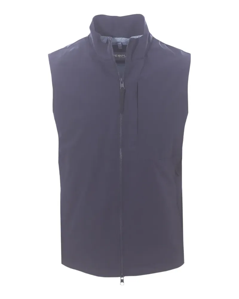 People of Shibuya zip-fastening gilet - Blau Blau
