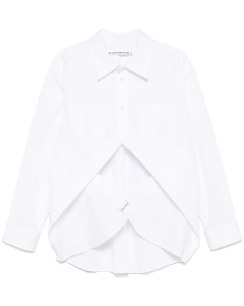Alexander Wang Hemd mit Schlitz - Weiß Weiß