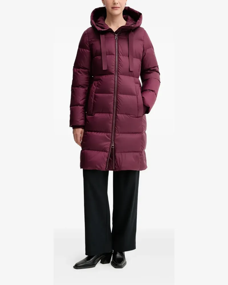 Marc O'Polo hooded zip coat - Rot Rot