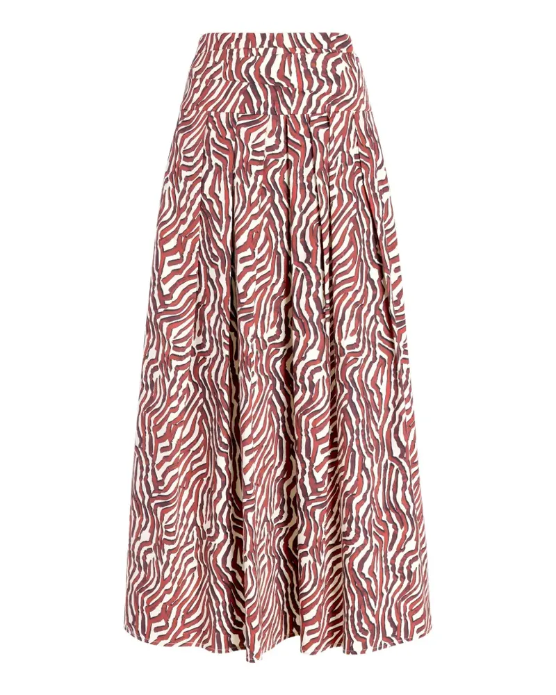 Proenza Schouler Nessa Maxirock mit Zebraprint - Nude Nude
