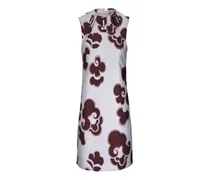 Verziertes Spitzenkleid - Weiß