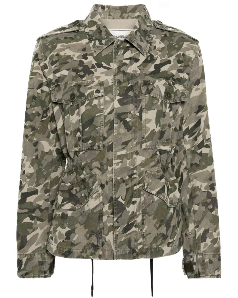 Zadig & Voltaire Krisa Camo Jacke - Grün Grün