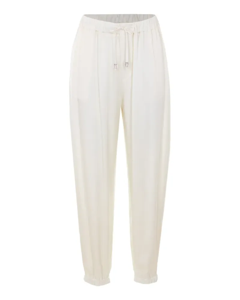 Fabiana Filippi drawstring-fastening trousers - Weiß Weiß