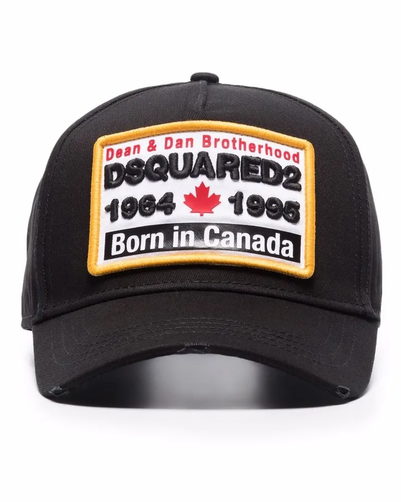 Dsquared2 Born in Canada Baseballkappe - Schwarz Schwarz