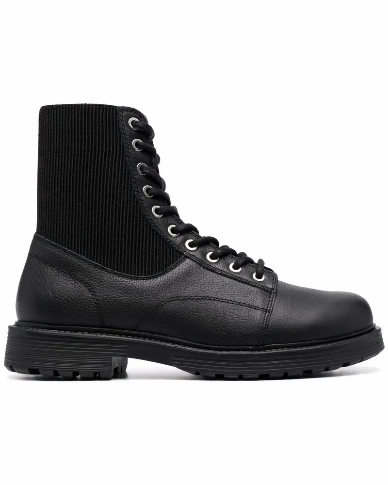 Diesel D-Alabhama Schnürstiefel - Schwarz Schwarz
