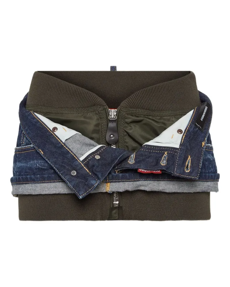 Dsquared2 Hybrid Minirock - Blau Blau