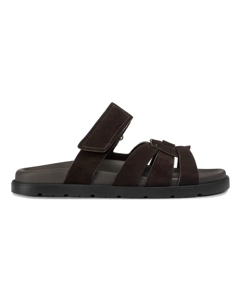 Doucal´s suede sandals - Braun Braun