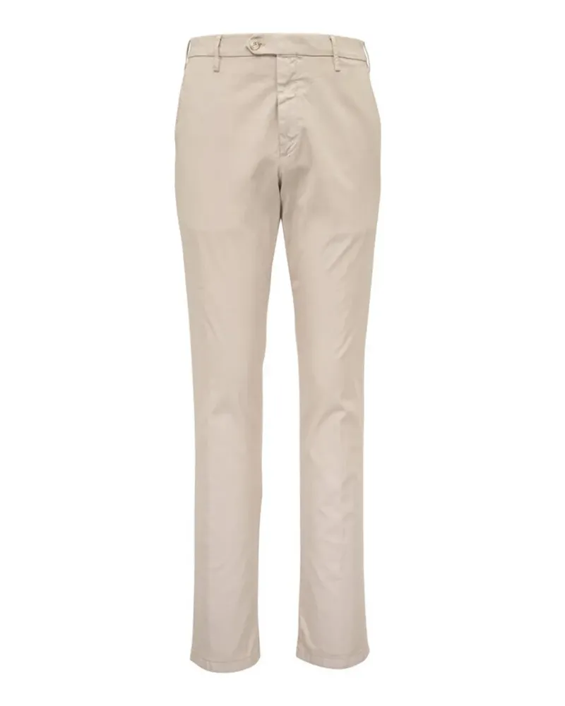 Canali Klassische Twill-Hose - Nude Nude